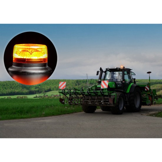 Φάρος Ασφαλείας Αυτοκινήτου Osram Led Beacon Light 12/24Volt 1900K 148 x 89 mm Πορτοκαλί RΒL102