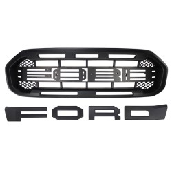 Μάσκα Για Ford Ranger T8 2019+ Με Led Μαύρο Ματ Μάσκα Για Ford Ranger T8 2019+ Με Led Μαύρο Ματ