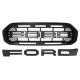 Μάσκα Για Ford Ranger T8 2019+ Με Led Μαύρο Ματ