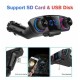 FM Transmitter M20 Με Bluetooth 2 USB Οθόνη LCD 12-24 Volt Μαύρο 1 Τεμάχιο