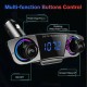 FM Transmitter M20 Με Bluetooth 2 USB Οθόνη LCD 12-24 Volt Μαύρο 1 Τεμάχιο