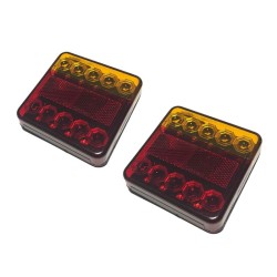 Φανάρια Τρέιλορ Led 12 Volt 95x95x20 mm 1 Τεμάχιο Φανάρια Τρέιλορ Led 12 Volt 95x95x20 mm 1 Τεμάχιο