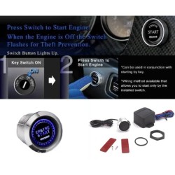 Κιτ Εκκίνησης Engine Start / Stop Pivot Illumi Starter 12V Led Μπλε Κιτ Εκκίνησης Engine Start / Stop Pivot Illumi Starter 12V Led Μπλε