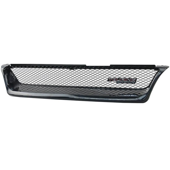 Μάσκα Για Toyota Corolla 93-97 AE100 / AE101 Χωρίς Σήμα Μαύρη Γυαλιστερή Με Σίτα Αλουμινίου