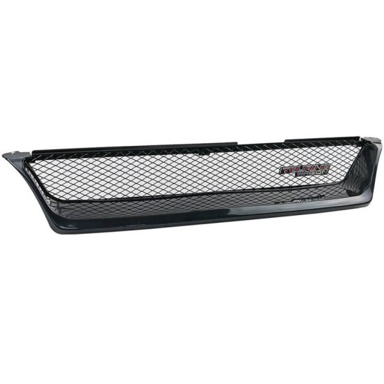 Μάσκα Για Toyota Corolla 93-97 AE100 / AE101 Χωρίς Σήμα Μαύρη Γυαλιστερή Με Σίτα Αλουμινίου