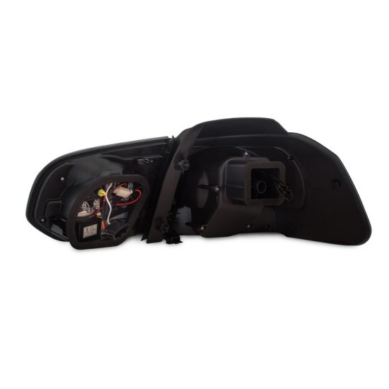 Πισινά Φανάρια Set Για Vw Golf VI (6) 08-12 Led Dynamic Urban Style Μαύρα Winjet