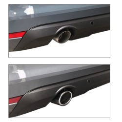 Μπούκα Εξάτμισης Ανοξείδωτη Χρωμίου Για Renault Clio 5 19+ 1 Τεμάχιο Μπούκα Εξάτμισης Ανοξείδωτη Χρωμίου Για Renault Clio 5 19+ 1 Τεμάχιο