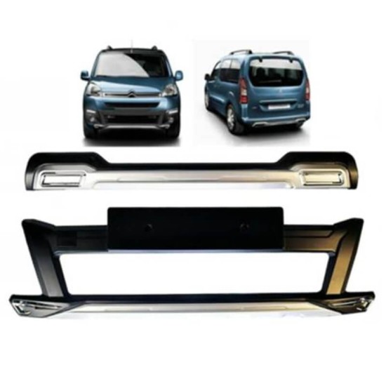 Skid Plates Προφυλακτήρων Body kit Για Εμπρός Και Πίσω Προφυλακτήρα Για Citroen Berlingo 2012-2018 2 Τεμάχια