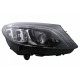 Μπροστινά Φανάρια Set Για Mercedes-Benz C-Class W205 14-18 Led Upgrade Σε Multibeam Full Led DRL Μαύρα Με Μοτέρ Carner