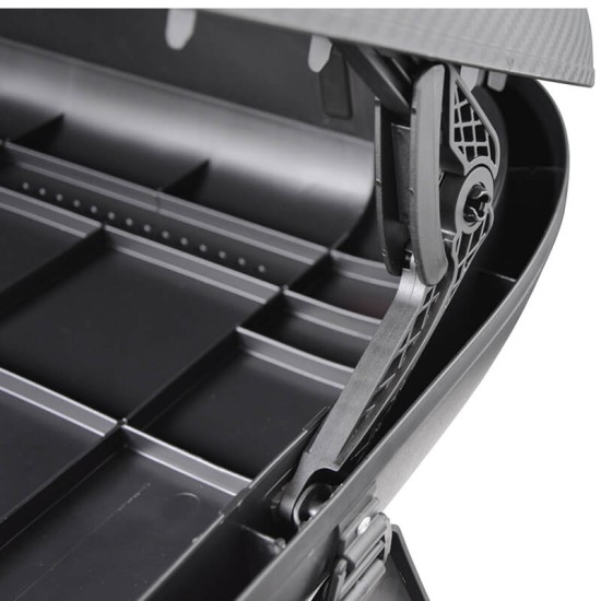 Μπαγκαζιέρα Οροφής Αυτοκινήτου Artplast 480lt Carbon Με Διπλό Άνοιγμα