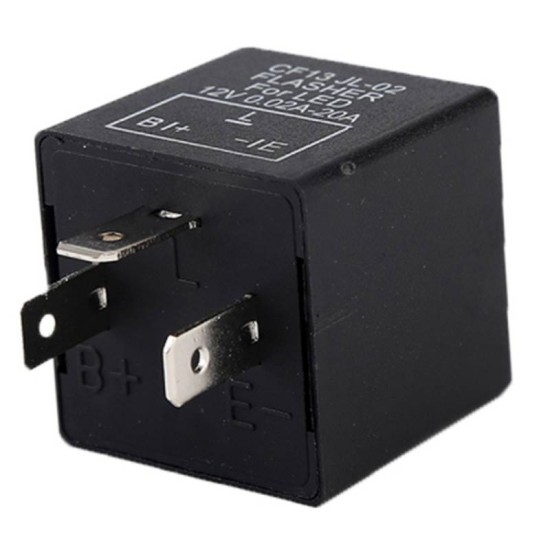 Ρελέ Αυτοκινήτου Flasher Για Led 12 Volt (Positive Connection) 0.02A-20A  CF13 JL-02 1 Τεμάχιο