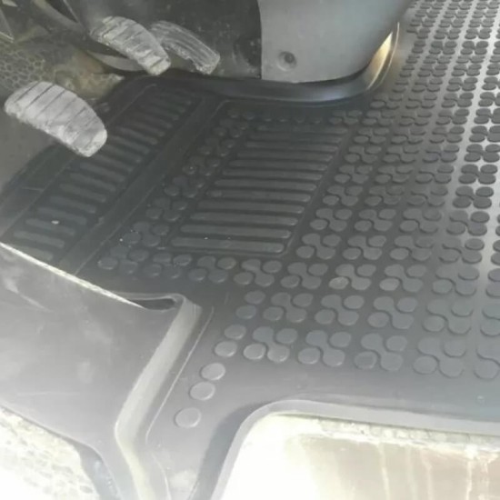 Πατάκια Σκαφάκια 3D Από Λάστιχο TPE Για Renault Trafic 01-14 / Opel Vivaro 01-14 / Renault Primastar 01-14 Μαύρο 1 Τεμάχιo