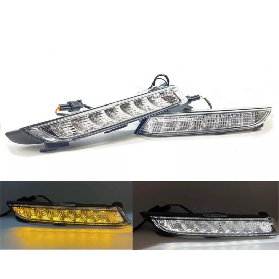 DRL Set Για VW Scirocco 14-17 R20 Look Προφυλακτήρα 2 Τεμάχια