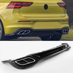 Diffuser Πίσω Προφυλακτήρα Για VW Golf VIII (8) 2019+ R-Line Look Με Διακοσμητικές Απολήξεις Για Life Style & Impression Έκδοση Προφυλακτήρα Γυαλιστερό Μαύρο Από Abs Πλαστικό Diffuser Πίσω Προφυλακτήρα Για VW Golf VIII (8) 2019+ R-Line Look Με Διακοσμητικές Απολήξεις Για Life Style & Impression Έκδοση Προφυλακτήρα Γυαλιστερό Μαύρο Από Abs Πλαστικό