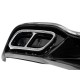 Diffuser Πίσω Προφυλακτήρα Για VW Golf VIII (8) 2019+ R-Line Look Με Διακοσμητικές Απολήξεις Για Life Style & Impression Έκδοση Προφυλακτήρα Γυαλιστερό Μαύρο Από Abs Πλαστικό