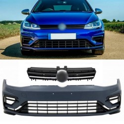 Μπροστινός Προφυλακτήρας Για VW Golf VII (7.5) 17-20 Facelift R-Look Με Μάσκα