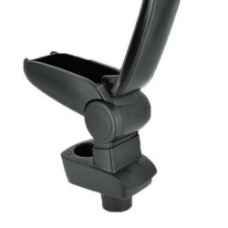 Κονσόλα Χειροφρένου Τεμπέλης  "Oem" Design Για Ford Fiesta 2009-2017 Δερματίνη Μαύρο Χρώμα