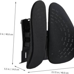 Ανατομικό-Ορθοπεδικό Στήριγμα Πλάτης Καθίσματος και Καρέκλας 40cm x 40cm x 14cm Μαύρο Ανατομικό-Ορθοπεδικό Στήριγμα Πλάτης Καθίσματος και Καρέκλας 40cm x 40cm x 14cm Μαύρο