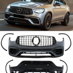 Body Kit Για Mercedes-Benz GLC Coupe Facelift C253 Sport Line (2020+) GLC63Amg Look Με Προφυλακτήρες, Μάσκα, Μπούκες, Προεκτάσεις Φτερών Body Kit Για Mercedes-Benz GLC Coupe Facelift C253 Sport Line (2020+) GLC63Amg Look Με Προφυλακτήρες, Μάσκα, Μπούκες, Προεκτάσεις Φτερών
