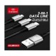Καλώδιο Φόρτισης Και Μεταφοράς Δεδομένων USB Earldom EC-IMC017 3 In 1 Carbon 1.2m 1 Τεμάχιο