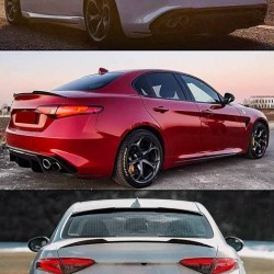 Αεροτομή Πορτ Παγκάζ Για Alfa Romeo Giulia 2018+ Quadrifoglio Look V2 Style Μαύρο Γυαλιστερό Από Abs Πλαστικό Αεροτομή Πορτ Παγκάζ Για Alfa Romeo Giulia 2018+ Quadrifoglio Look V2 Style Μαύρο Γυαλιστερό Από Abs Πλαστικό