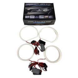 Angel Eyes LED Kit Για Bmw X3 E83 03-10 2x131mm & 2x106mm Λευκά Ματ 4 Τεμάχια Angel Eyes LED Kit Για Bmw X3 E83 03-10 2x131mm & 2x106mm Λευκά Ματ 4 Τεμάχια