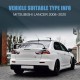 Πισινά Φανάρια Set Για Mitsubishi Lancer X 08-17 Led Bar Μαύρα VLAND