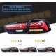 Πισινά Φανάρια Set Για Mitsubishi Lancer X 08-17 Led Bar Μαύρα VLAND