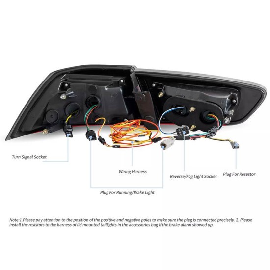 Πισινά Φανάρια Set Για Mitsubishi Lancer X 08-17 Led Bar Μαύρα VLAND