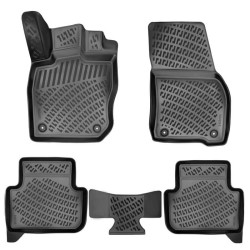 Πατάκια Σκαφάκια 3D Από Λάστιχο TPE Για VW Tiguan 2024- Rizline 4 Τεμάχια Μαύρα