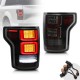 Πισινά Φανάρια Set Για Ford F150 MK13 14-20  Led Bar Dynamic Black Full Led