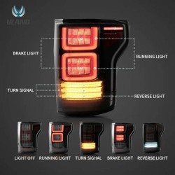 Πισινά Φανάρια Set Για Ford F150 MK13 14-20 Led Bar Dynamic Black Full Led Πισινά Φανάρια Set Για Ford F150 MK13 14-20 Led Bar Dynamic Black Full Led