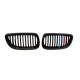 Καρδιές Μάσκας Για Bmw 3 Ε92 /Ε93 06-11 Tri-color Με Μονή Γρίλια  Μαύρο Γυαλιστερό 2 Τεμάχια