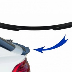 Αεροτομή Πορτ Παγκάζ Για Audi Q8 SUV 2018+ Piano Black Από Abs Πλαστικό