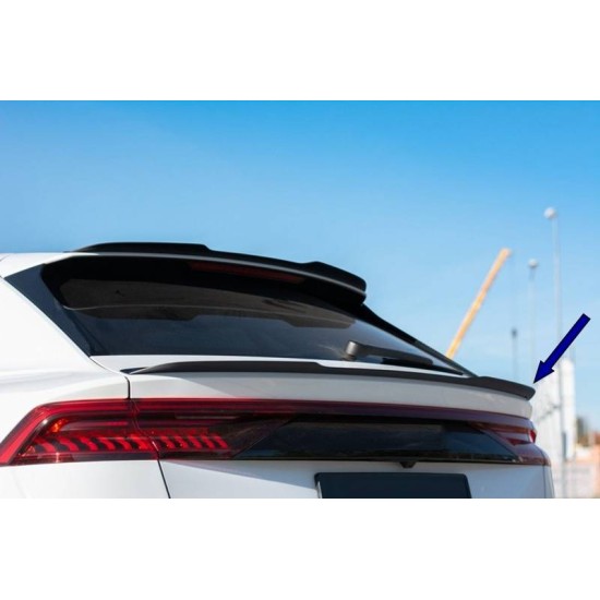 Αεροτομή Πορτ Παγκάζ Για Audi Q8 SUV 2018+ Piano Black Από Abs Πλαστικό