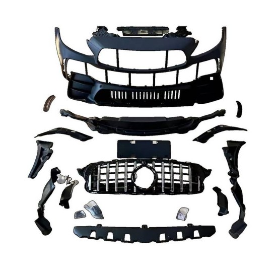 Μπροστινός Προφυλακτήρας Για Mercedes-Benz C-Class C205/W205 14-21 GTR Look (Black Mamba) Με Μαύρο/ Χρώμιο Μάσκα Μπροστινός Προφυλακτήρας Για Mercedes-Benz C-Class C205/W205 14-21 GTR Look (Black Mamba) Με Μαύρο/ Χρώμιο Μάσκα