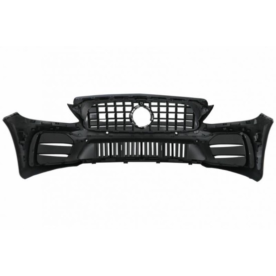 Μπροστινός Προφυλακτήρας Για Mercedes-Benz C-Class C205/W205 14-21 GTR Look (Black Mamba) Με Μαύρο/ Χρώμιο Μάσκα Μπροστινός Προφυλακτήρας Για Mercedes-Benz C-Class C205/W205 14-21 GTR Look (Black Mamba) Με Μαύρο/ Χρώμιο Μάσκα
