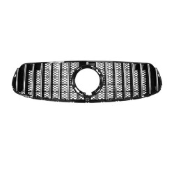 Μάσκα Για Mercedes-Benz GLC-Class X253 19+ Facelift Amg Line GTR Panamericana Honeycomb Design Μαύρο/Χρώμιο