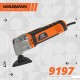 Πολυεργαλείο Multi Ξύστρα - Τριβείο - Κόφτης 400W Krausmann 9197