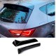 Αεροτομές Πρόσθετα Δεξιά Αριστερά Για Seat Leon FR 5F 13-20 Hatchback Piano Black Standard Έκδοση 2 Τεμάχια