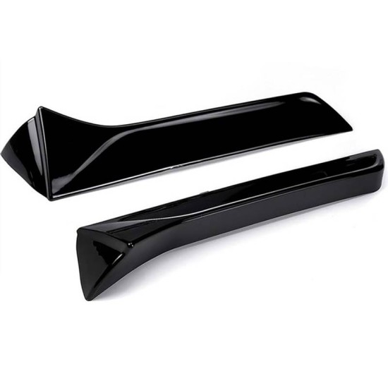 Αεροτομές Πρόσθετα Δεξιά Αριστερά Για Seat Leon FR 5F 13-20 Hatchback Piano Black Standard Έκδοση 2 Τεμάχια