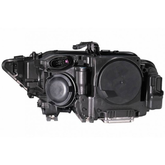 Μπροστινά Φανάρια Set Για Audi A4 B8.5 Facelift (2012-2015) Μαύρα A4 B9.5 Design OEM Xenon Upgrade Σε Full Led & Dynamic Led Φλας Carner