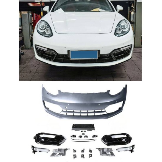 Μπροστινός Προφυλακτήρας Για Porsche Panamera 970.2 2011-2018 Look 971 GTS Με DRL