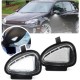 Φως Καθρέπτη Για  VW Golf (VI) 6 08-12 / Touran 10-15 SMD Led 6000K Λευκά 2 Τεμάχια