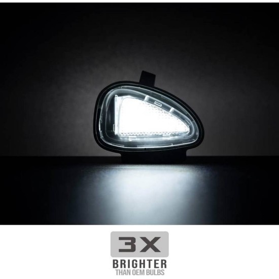 Φως Καθρέπτη Για  VW Golf (VI) 6 08-12 / Touran 10-15 SMD Led 6000K Λευκά 2 Τεμάχια