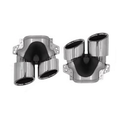 Μπούκες Εξάτμισης Για Mercedes-Benz A-Class (W177), CLA (C118), GLA (H247), GLB (X247) Χρωμίου (2 Διπλές) Μπούκες Εξάτμισης Για Mercedes-Benz A-Class (W177), CLA (C118), GLA (H247), GLB (X247) Χρωμίου (2 Διπλές)