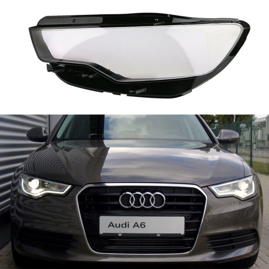 Κρύσταλλο Φαναριού Αριστερό Για Audi A6 C7 Pro Facelift 11-15 1 Τεμάχιο