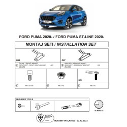 Βάσεις Πλαινών Σκαλοπατιών (Dma) Για Ford Puma 2020- Suv I Βάσεις Πλαινών Σκαλοπατιών (Dma) Για Ford Puma 2020- Suv I