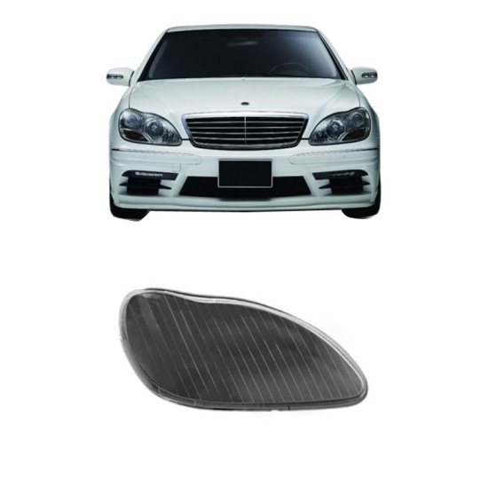 Κρύσταλλο Φαναριού Δεξί Για Mercedes-Benz S-Class W220 98-05 1 Τεμάχιο Κρύσταλλο Φαναριού Δεξί Για Mercedes-Benz S-Class W220 98-05 1 Τεμάχιο