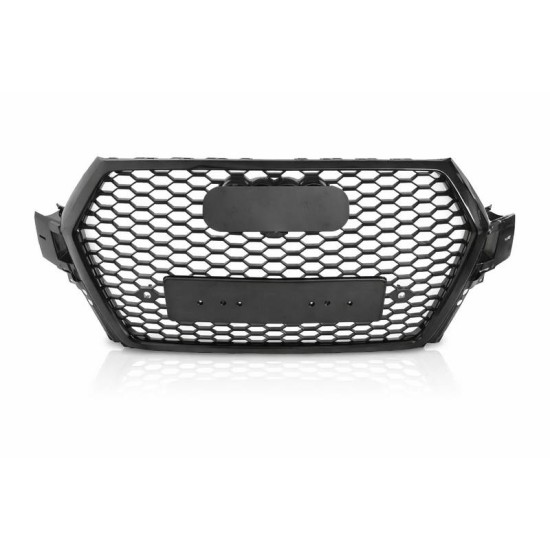 Μάσκα Για Audi Q7 4M 15-19 RSQ7 Look Κυψελωτή Μαύρη 1 Τεμάχιο